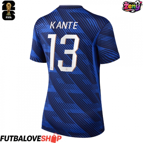 Dres Francúzsko Kante #13 Domáci pre Ženy MS 2026 Krátky Rukáv